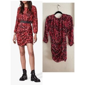 ALLSAINTS animal print dress size 2
